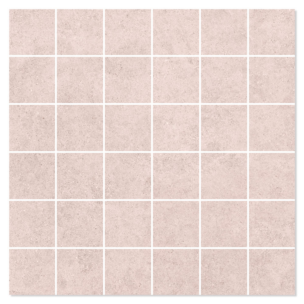 Mosaik Klinker Casemolino Beige Mat 30x30 (5x5) cm